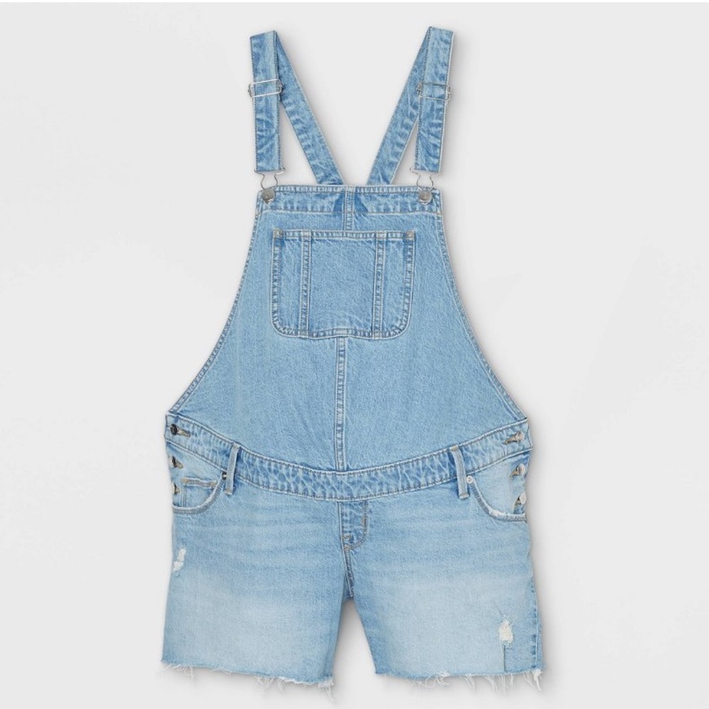 Maternity Overall Shorts